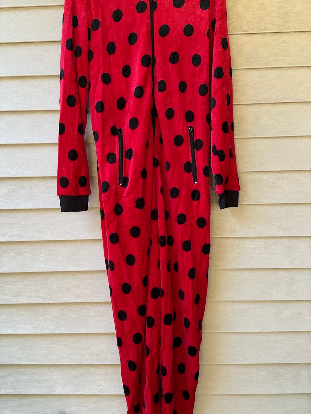 Prestige adult Red Polka Dot One-Piece Pajama
